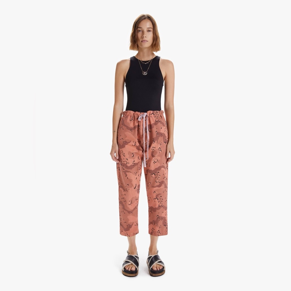 NWOT Mother The Catch All Ankle Mushroom Mayhem Shrimp Jeans In Pink